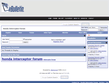 Tablet Screenshot of hondainterceptor.org